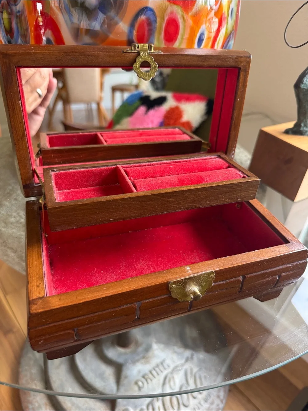 Vintage jewelry box - Picture 3 of 9